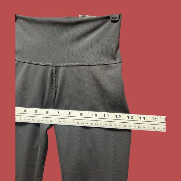 Adidas - Women's High-Rise Tight Fit Training Leggings - Black - Extra Small - Picture 6 of 16